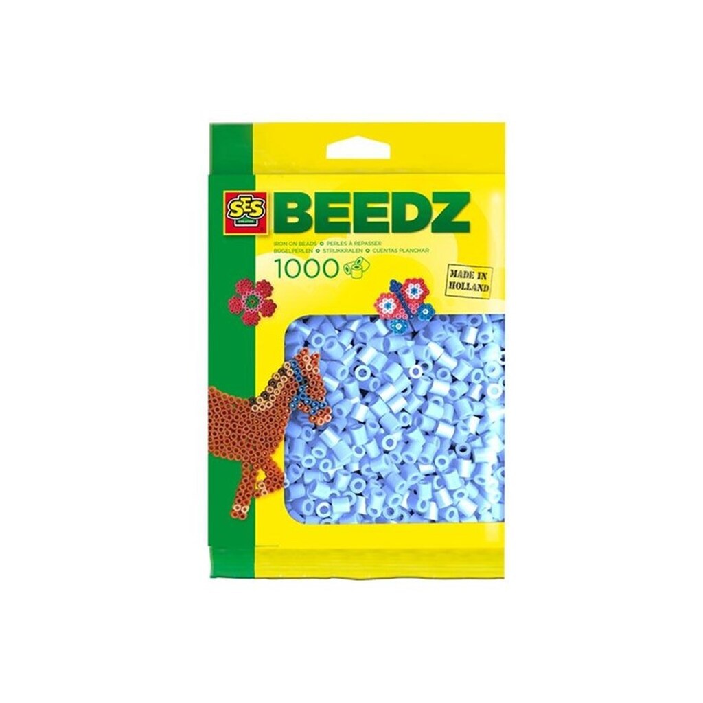 SES Creative Iron-on Beads - Light Blue 1000pcs.