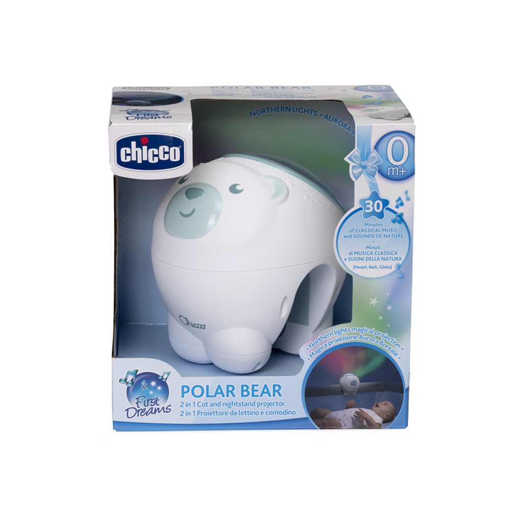 Chicco Polar Bear projector light blue