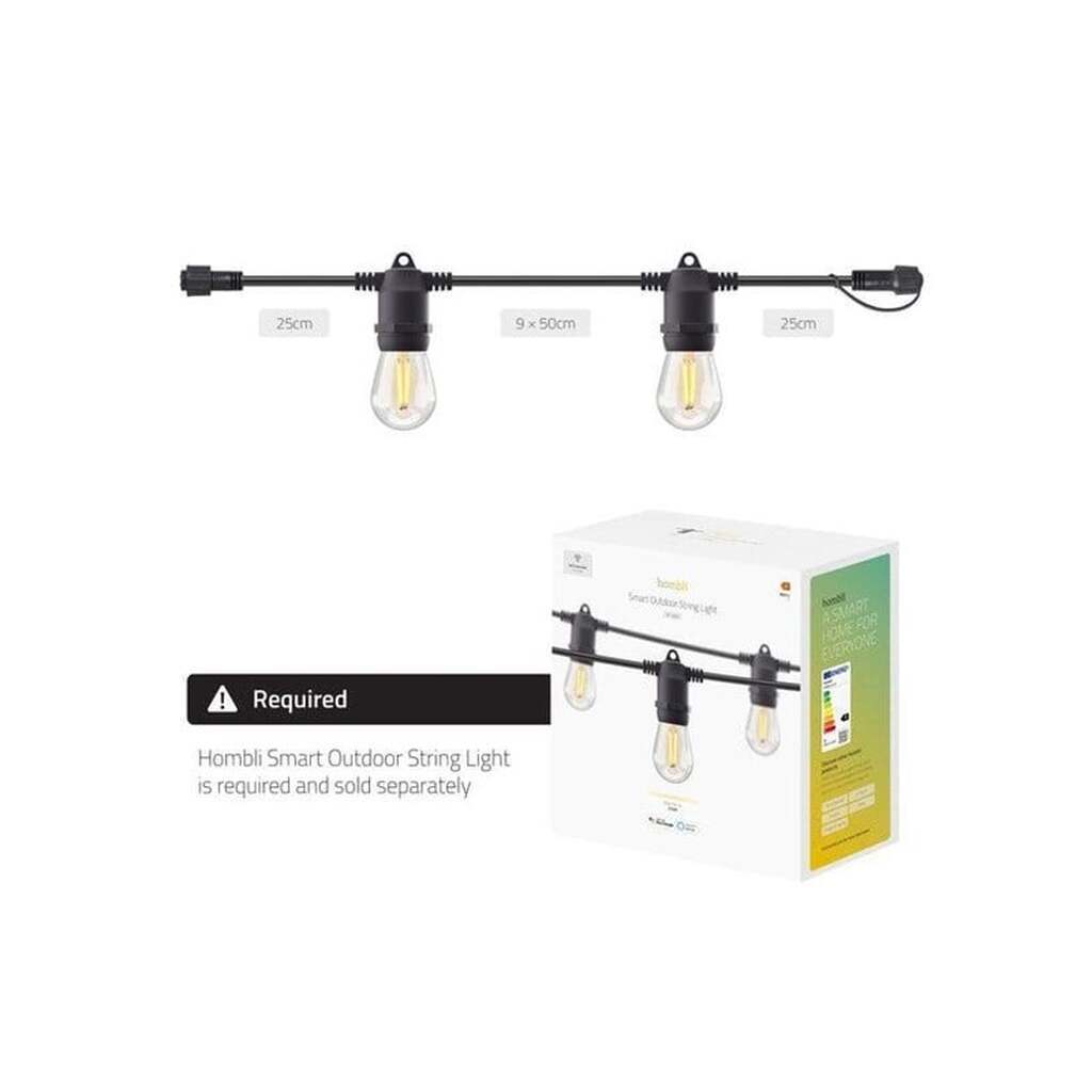 Hombli Outdoor String Light Extension 5m