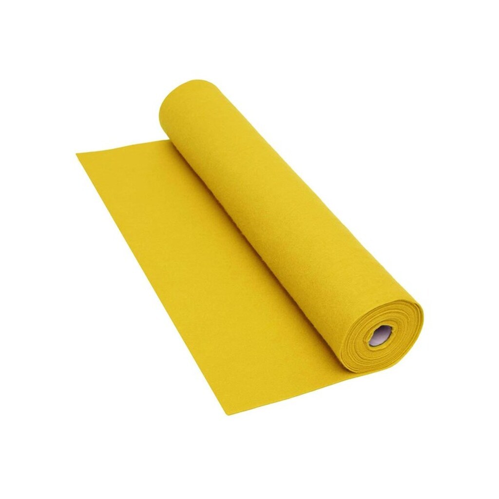 Colorations - Yellow Felt Roll - 160gsm 5m x 45cm