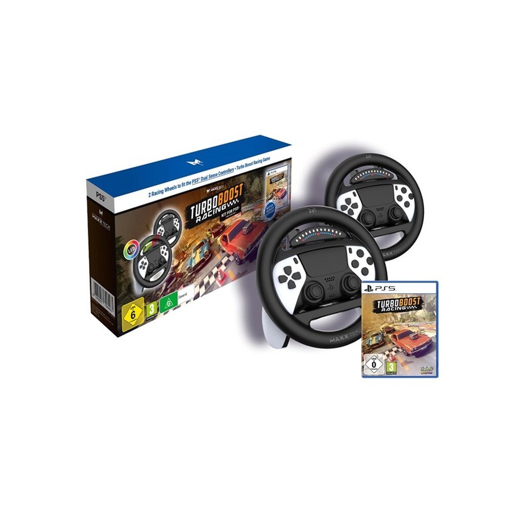 MAXX TECH Turbo Boost Racing Kit - Wireless Wheel - Sony PlayStation 5