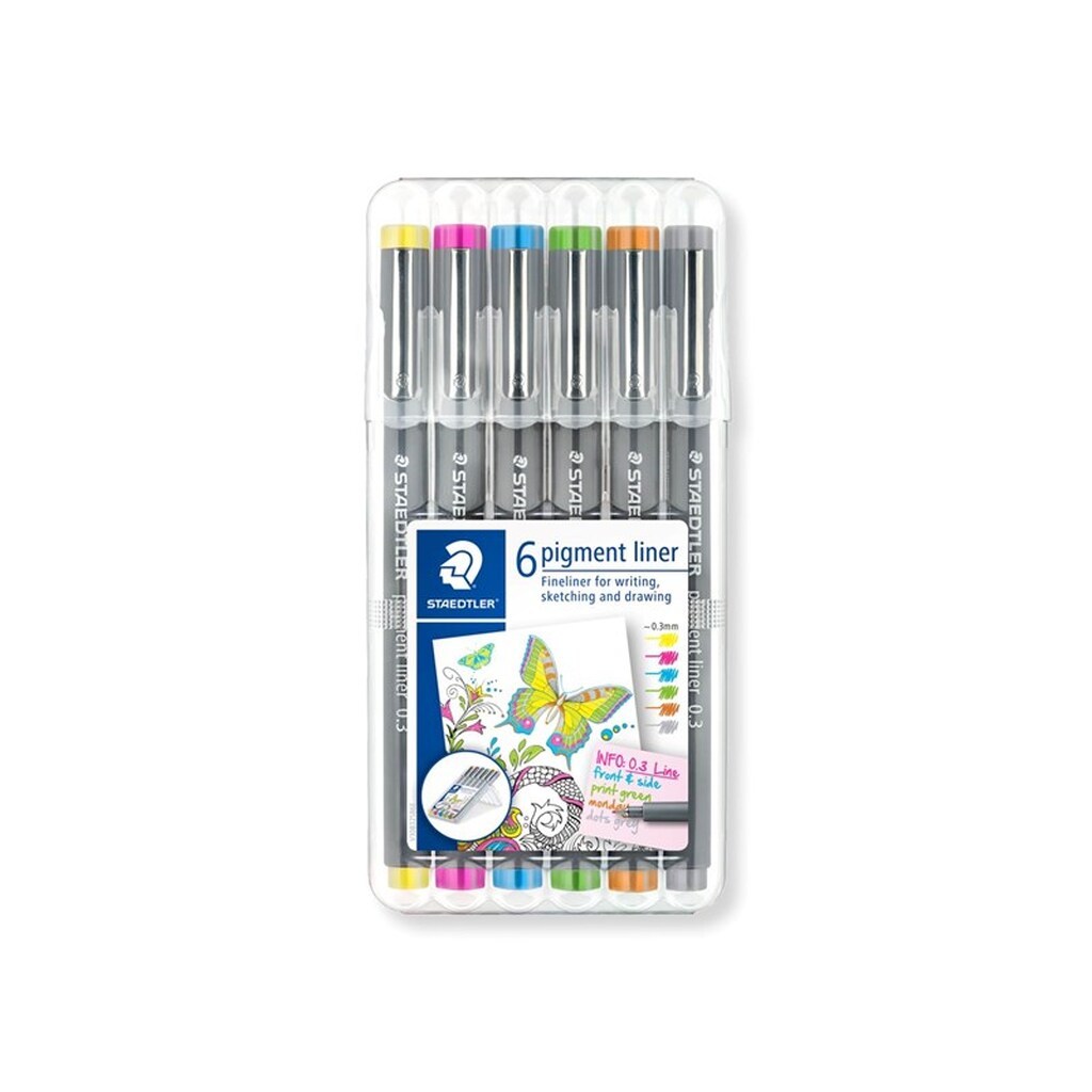 Staedtler STAEDTLER Pigment 0,3mm. ass. farver