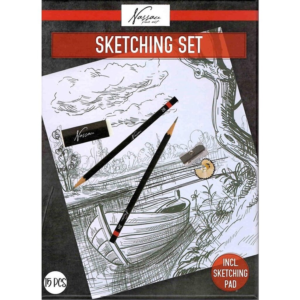 Creative Craft Group Skitse sæt. Boks med 15 dele