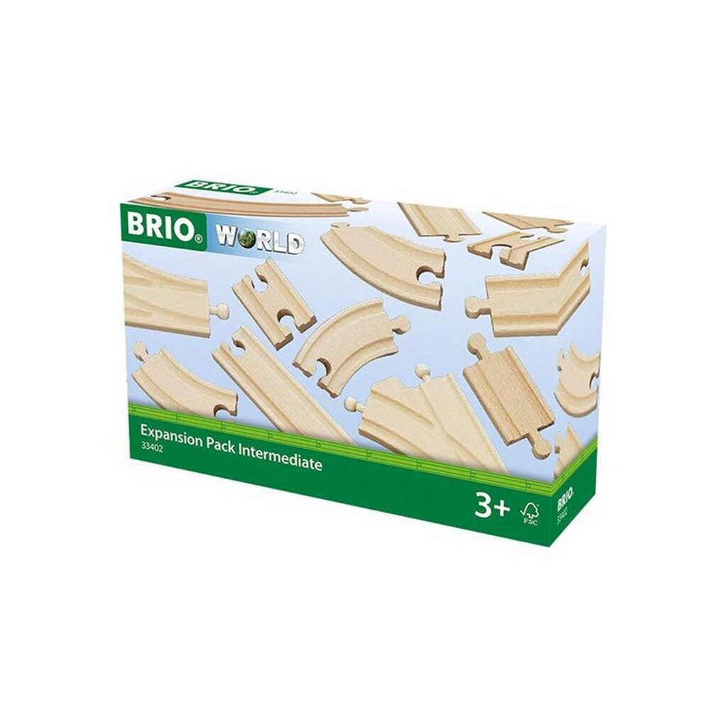 Brio 33402 Skinnesæt, 16 dele