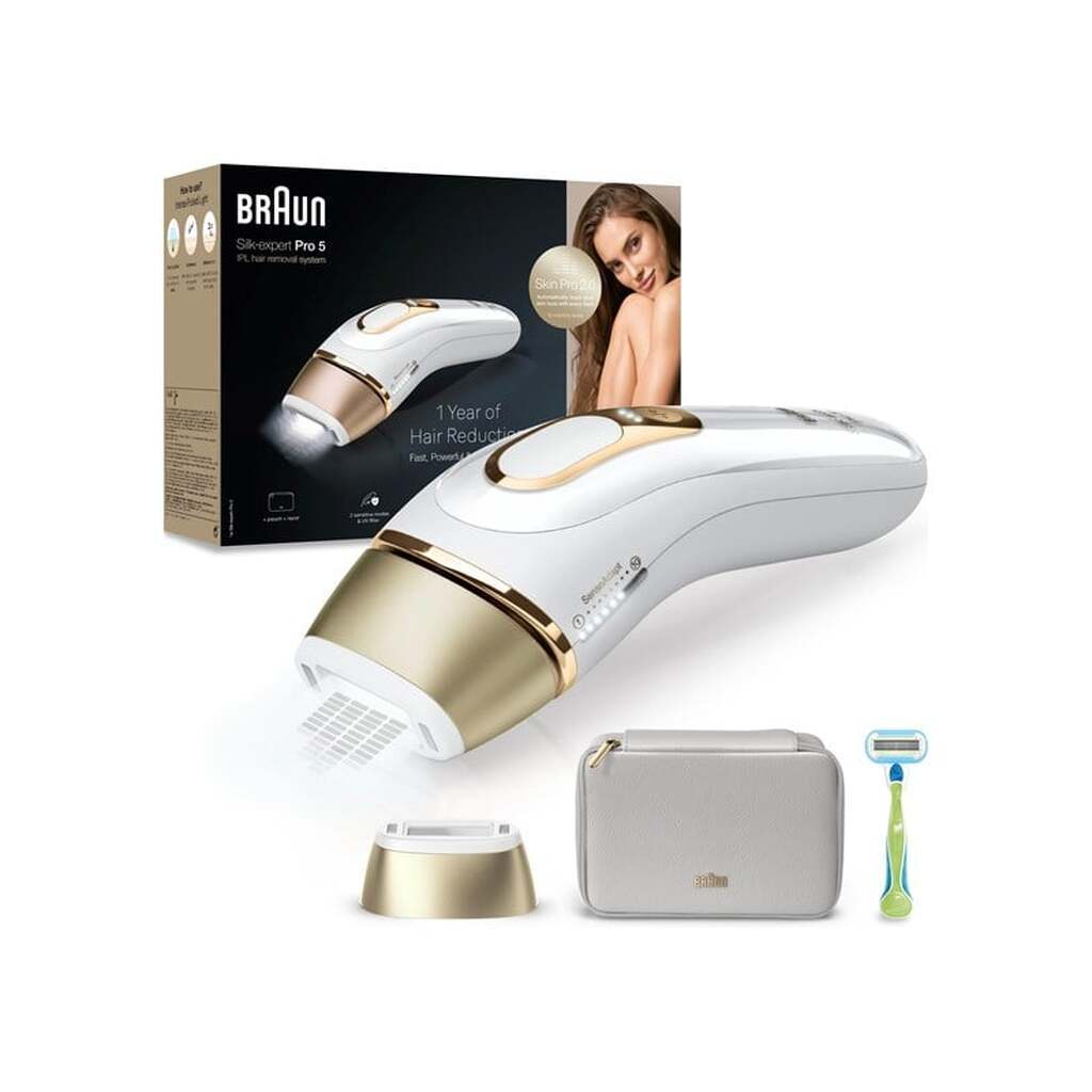 Braun Lysepilator (IPL) PL5052 White/Gold