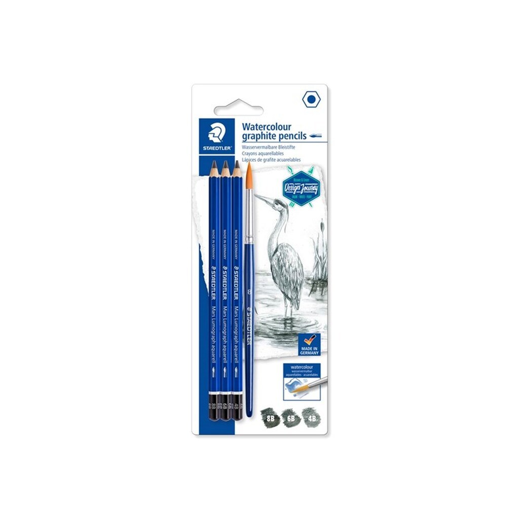 Staedtler Lumograph Akvarell ass./bk