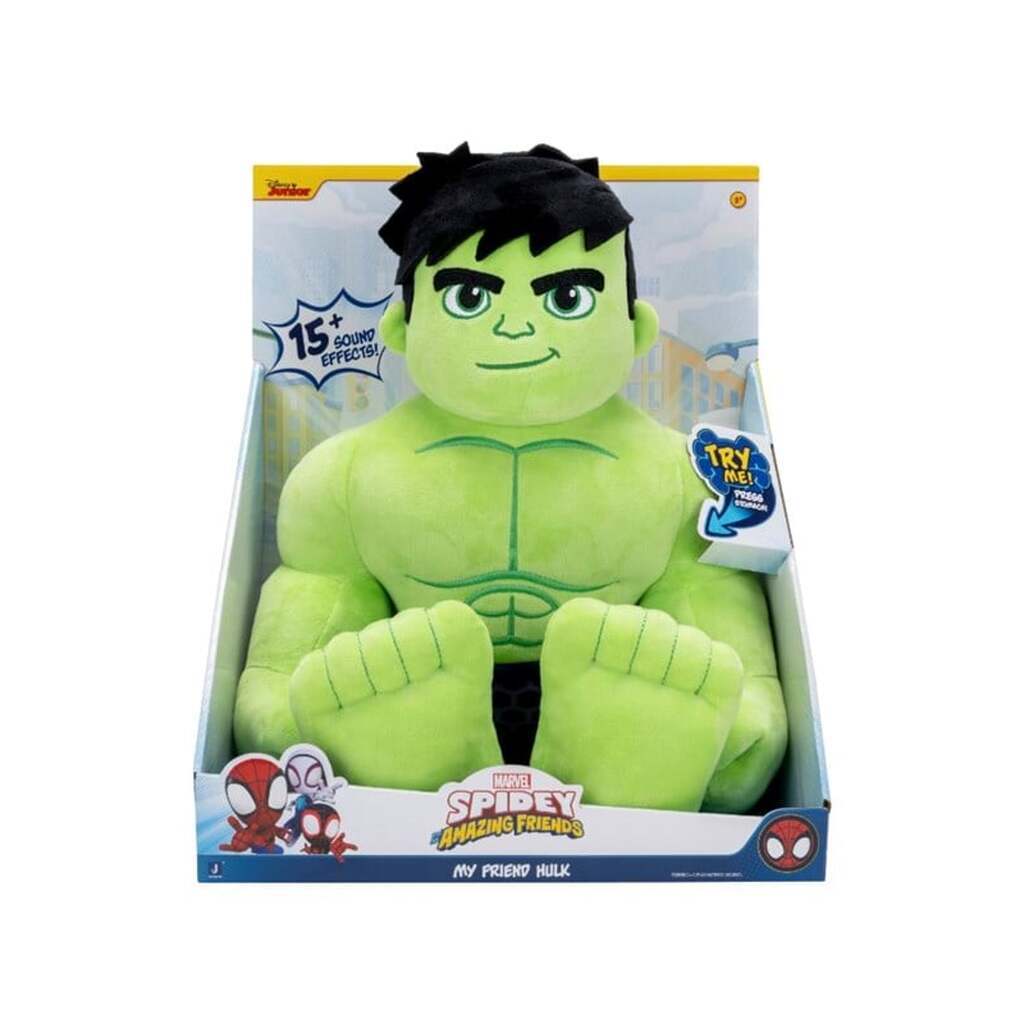 Spidey and His Amazing Friends SPIDEY MY FRIEND HULK FEATURE PLUSH