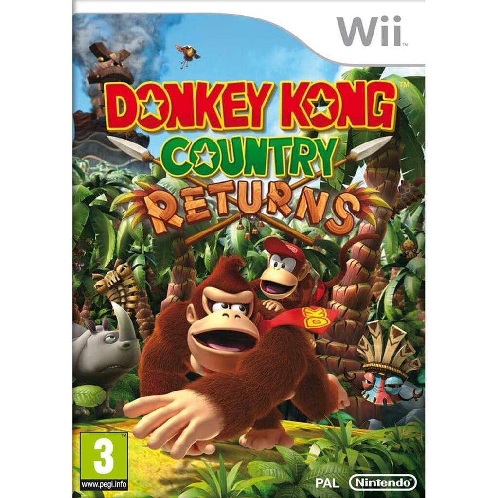 Donkey Kong Country Returns - Nintendo Wii - Action