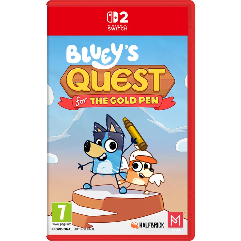 Bluey&apos;s Quest for the Gold Pen - Nintendo Switch 2 - Eventyr