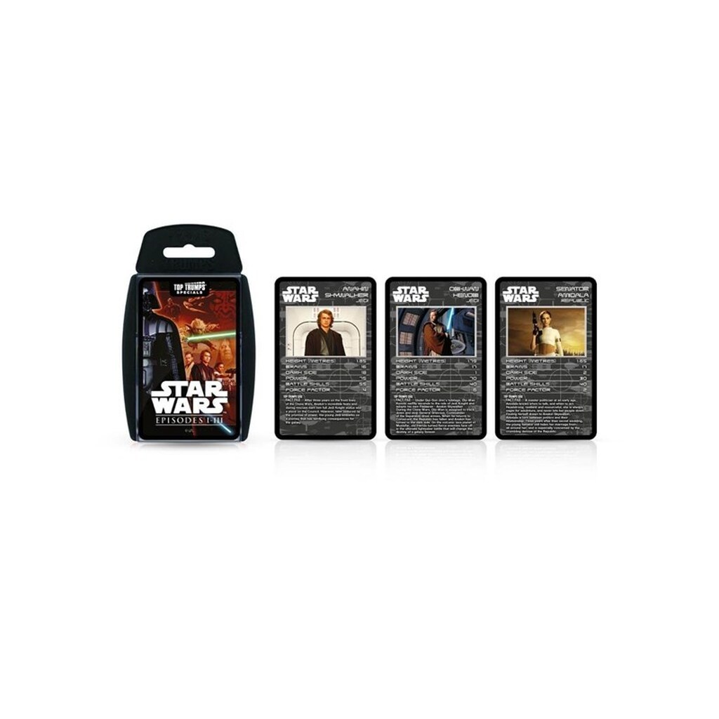 Winning Moves Star Wars Episodes 1-3 Top Trumps Card Game (ENGLISH)