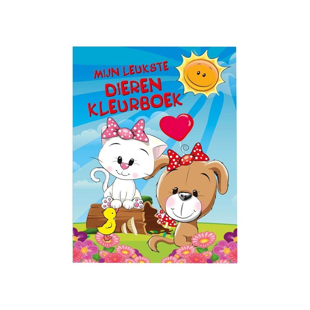 Mondikaarten My Cutest Animal Coloring Book 48 pages.