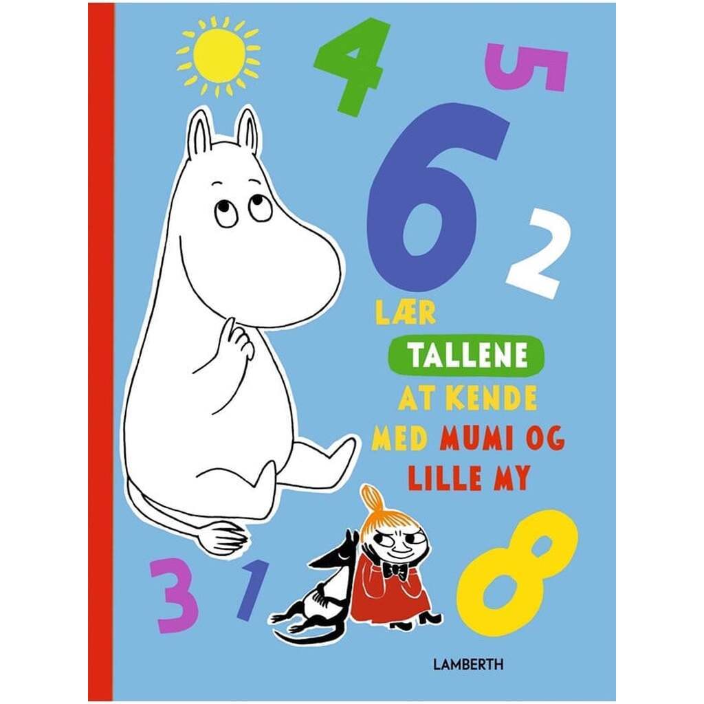 Lær tallene at kende med mumi og lille my - Børnebog - hardcover