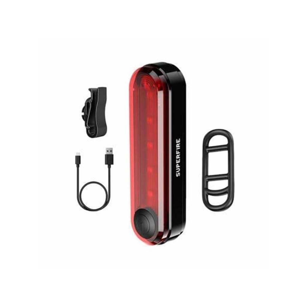 Superfire Rear bike light  BTL01 USB 230mAh