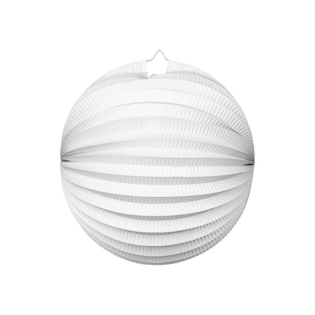 Globos Paper Lantern Round White 25cm