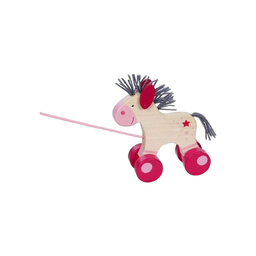 Goki Wooden Pull Animal Horse Lillie