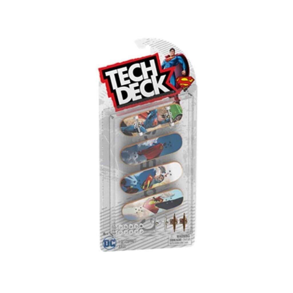 Tech Deck Skate 4 Pack Multipack - Superman