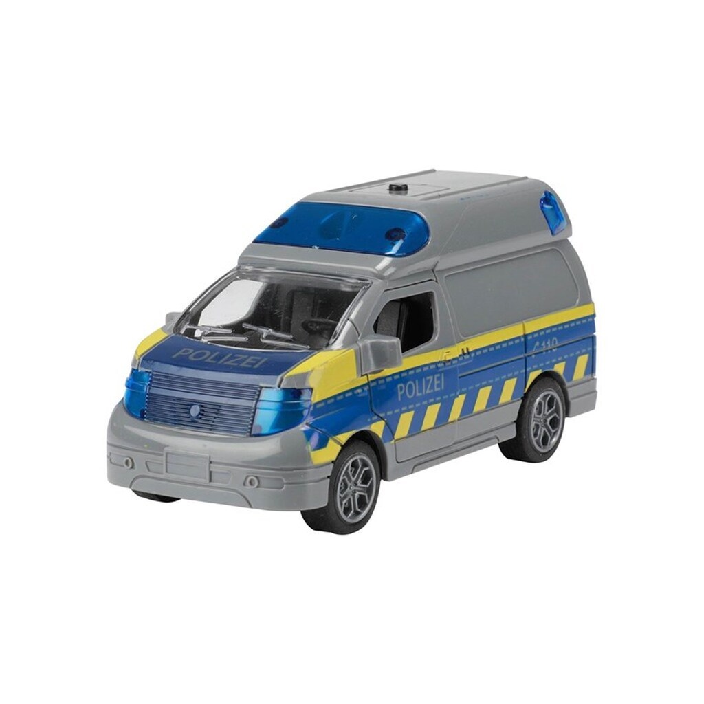 Toi-Toys Cars &amp; Trucks Friction Police Van (DE) with Light