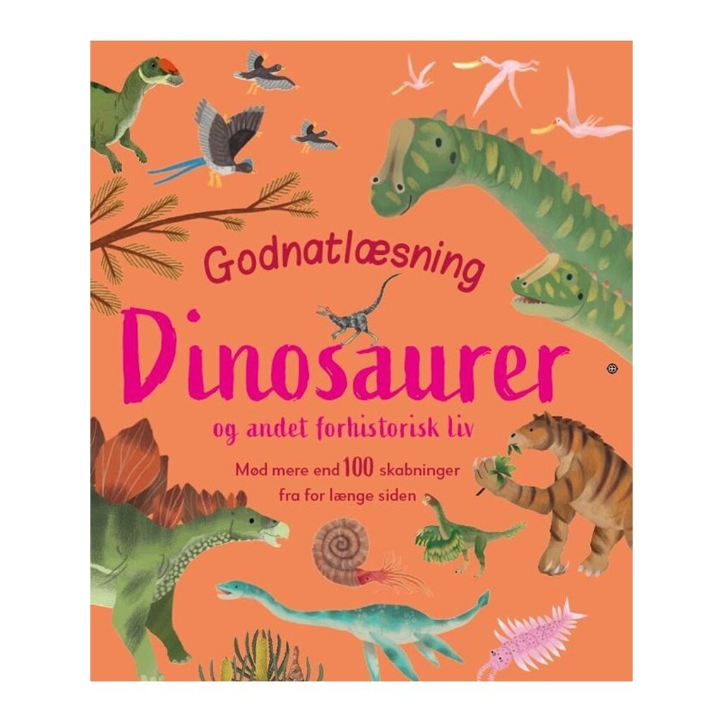 Godnatlæsning - Dinosaurer - Børnebog - hardcover
