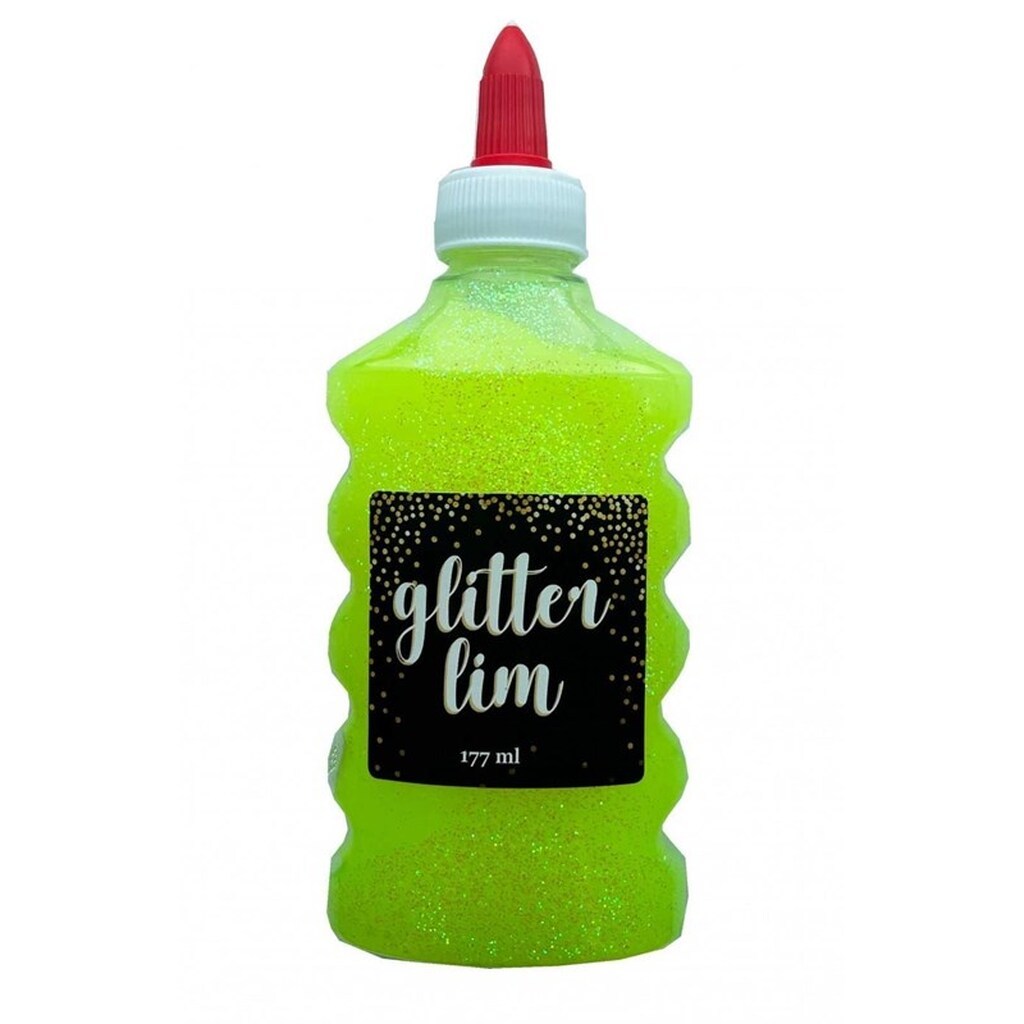 Hobby Mate Glitterlim Pastel GUL 177 ml