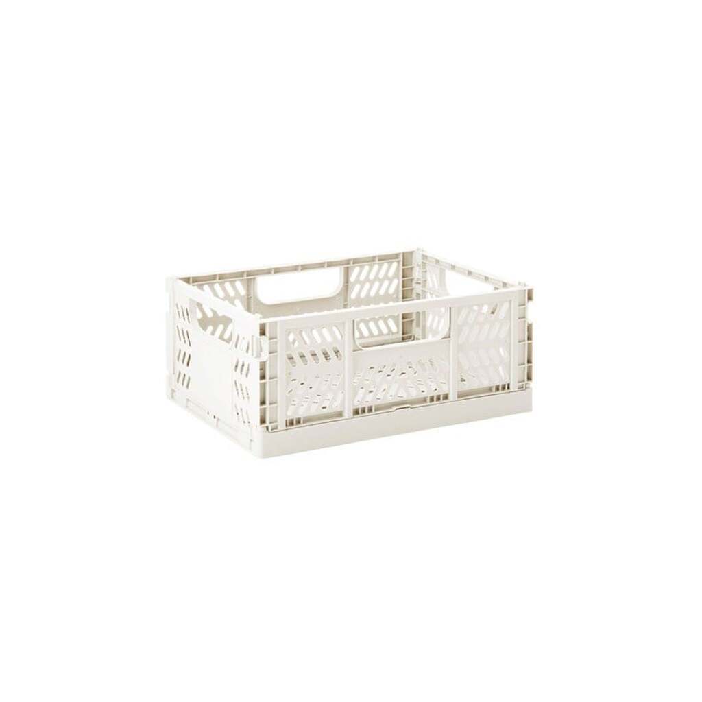 3 Sprouts - Modern Folding Crate Medium Cream