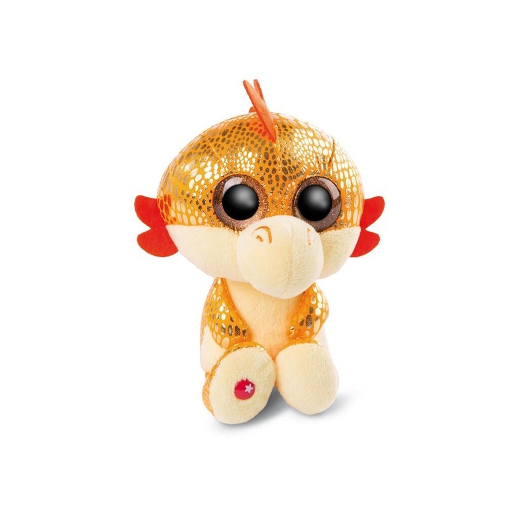 Nici Glubschis Plush Toy Dragon Orange Yo-Yo 15cm