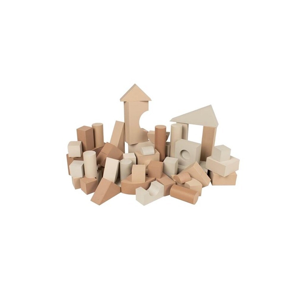 Babytrold Foam building blocks - Sand - 52 pieces