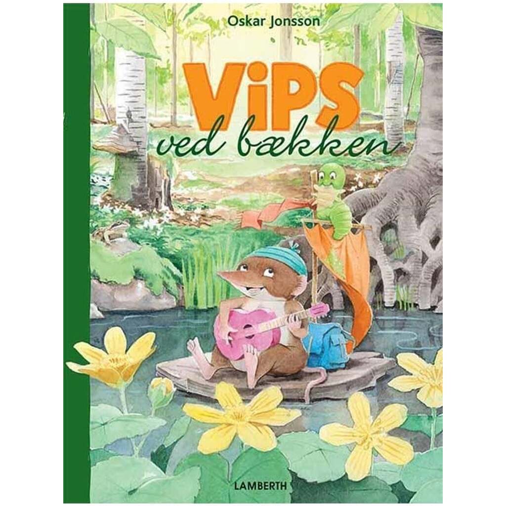 Vips ved bækken - Børnebog - Hardcover