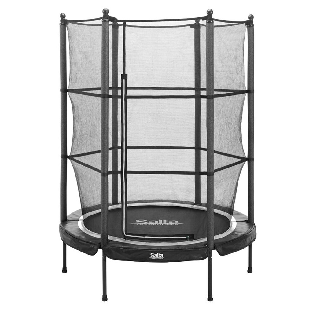 Salta Trampolin Junior, sort inkl. sikkerhedsnet