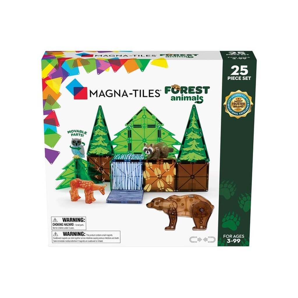 Magna-Tiles Skovens dyr 25 stk