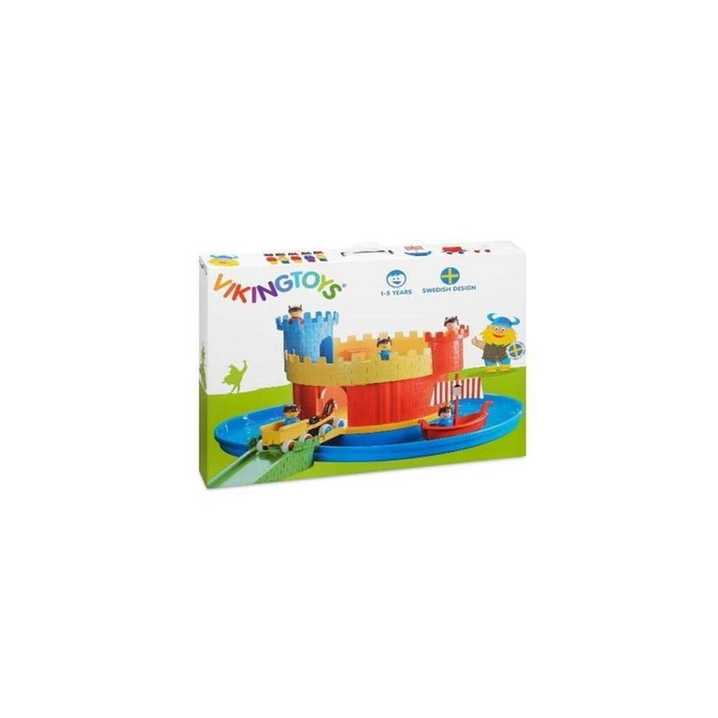 Viking Ridderborg m/vandgrav hestevogn skib dukker