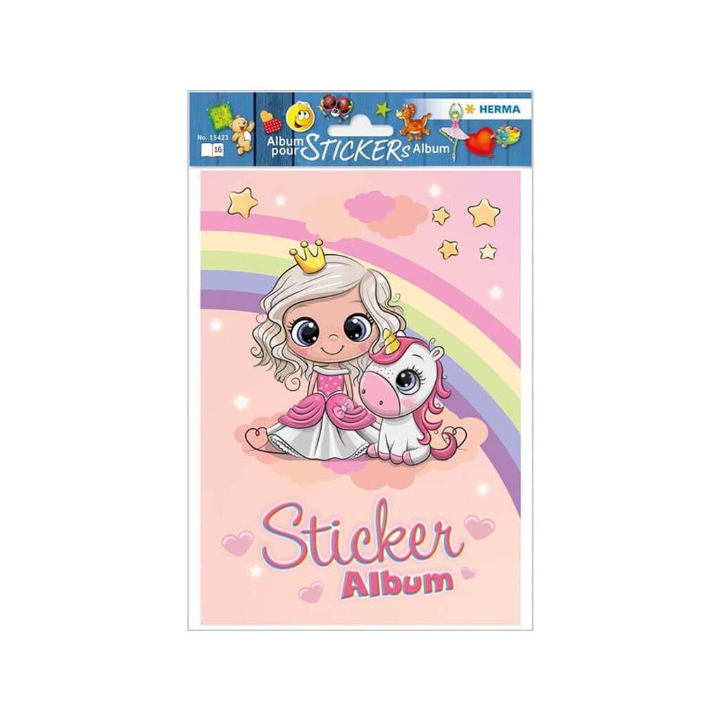 HERMA Sticker album Princess Sweetie A5 (16 pages blank)
