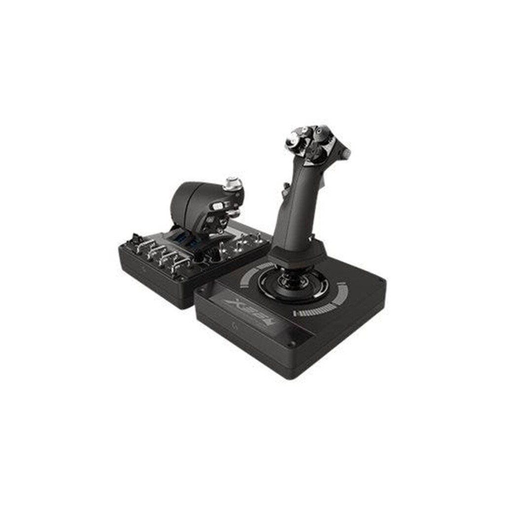 Logitech G Saitek X56 H.O.T.A.S. - joystick og speeder - kabling - Wired Joystick and throttle - PC