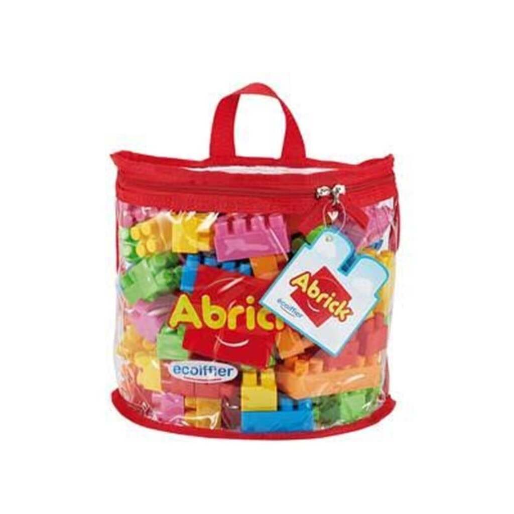 Ecoiffier Half-Moon Bag with 100 Pieces