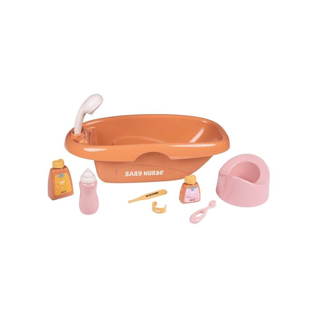 Smoby Baby Nurse Doll Bath Set - 9pcs.