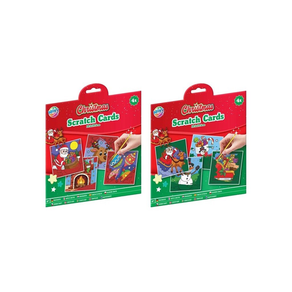 Creative Craft Group Xmas 4 Scratch Cards