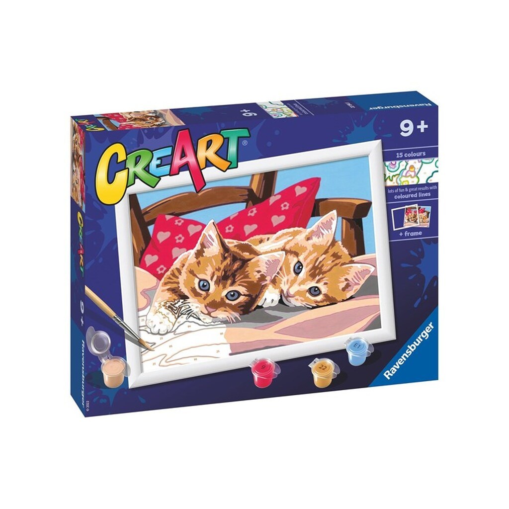 CreArt Two Cuddly Cats