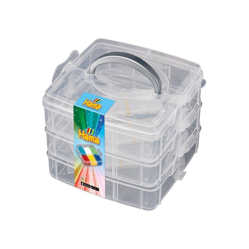Hama Ironing Beads Storage Box Small with 3 Drawers