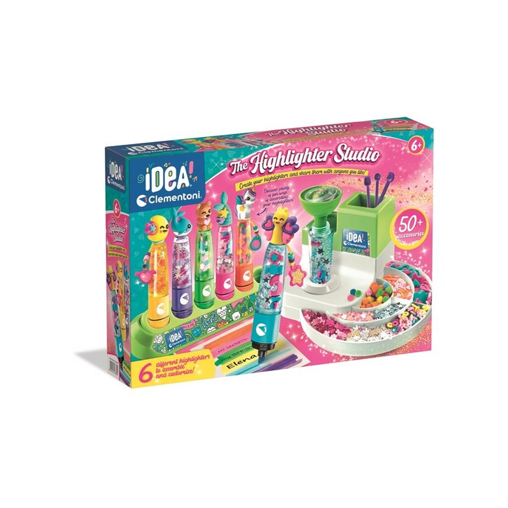 Clementoni Idea Highlighters Make Studio 6 Pens