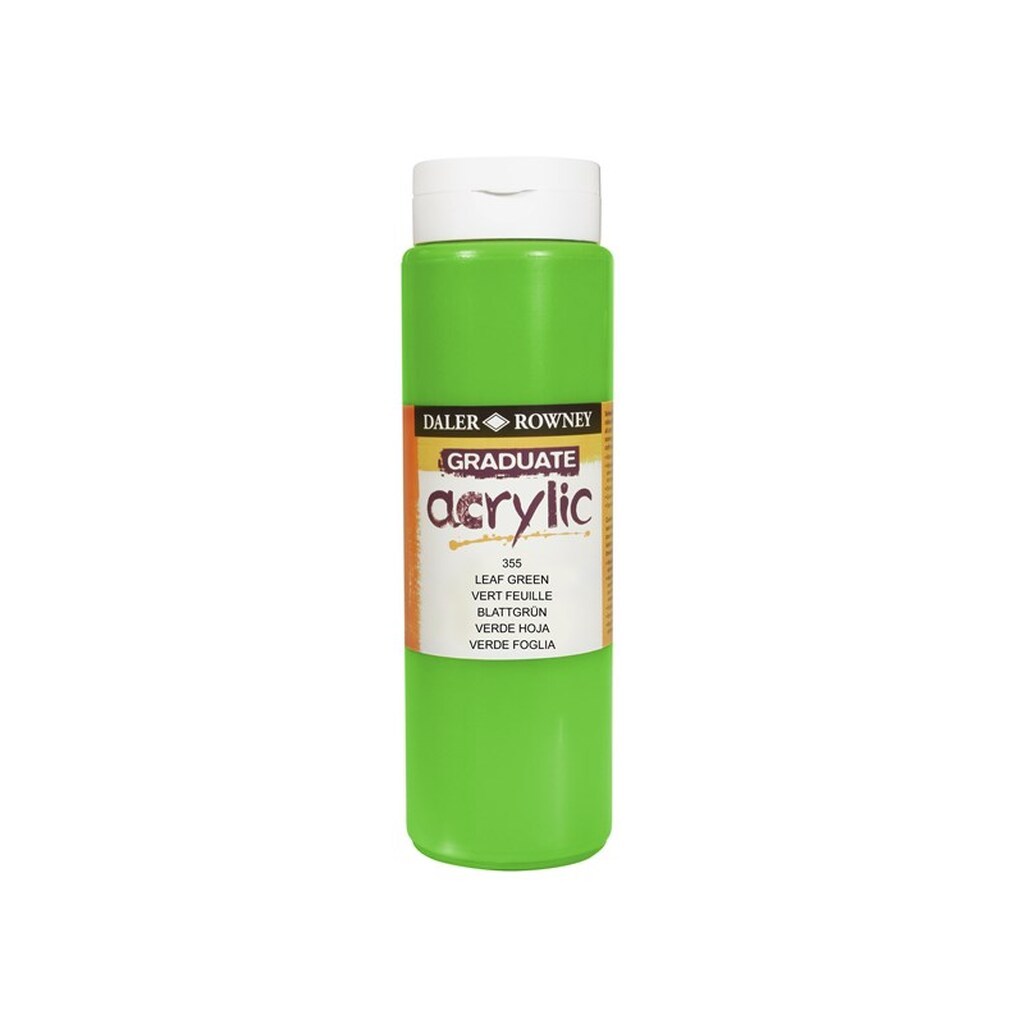 Daler-Rowney Graduate Acrylic 500 ml Leaf Green