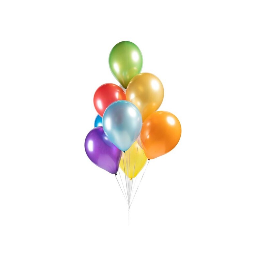 Globos Balloons Metallic Pearl Mix Colors 30cm 10pcs.