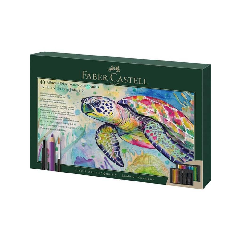 Faber-Castell Alb.Dürer+Pitt Artist+pensel gavesæt skilpadde