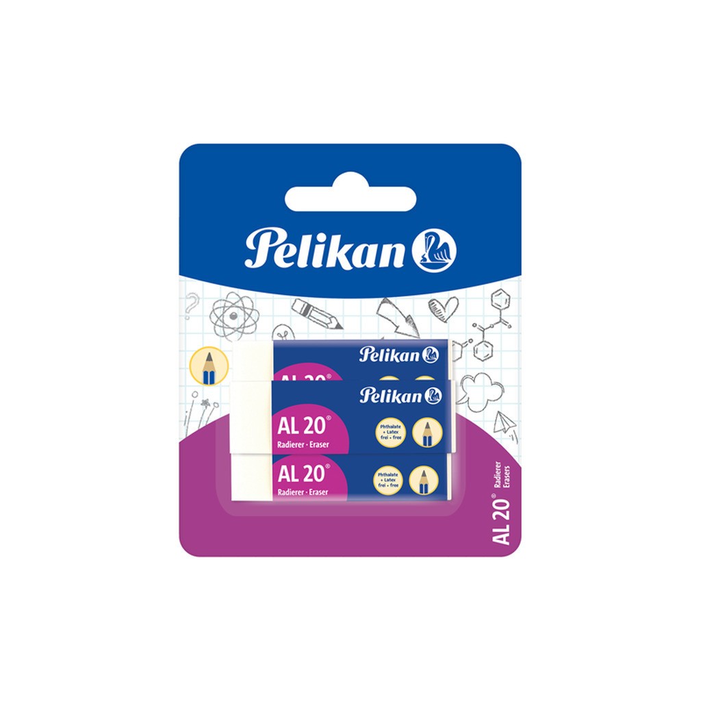 Pelikan Viskelæder AL20, 3 stk.