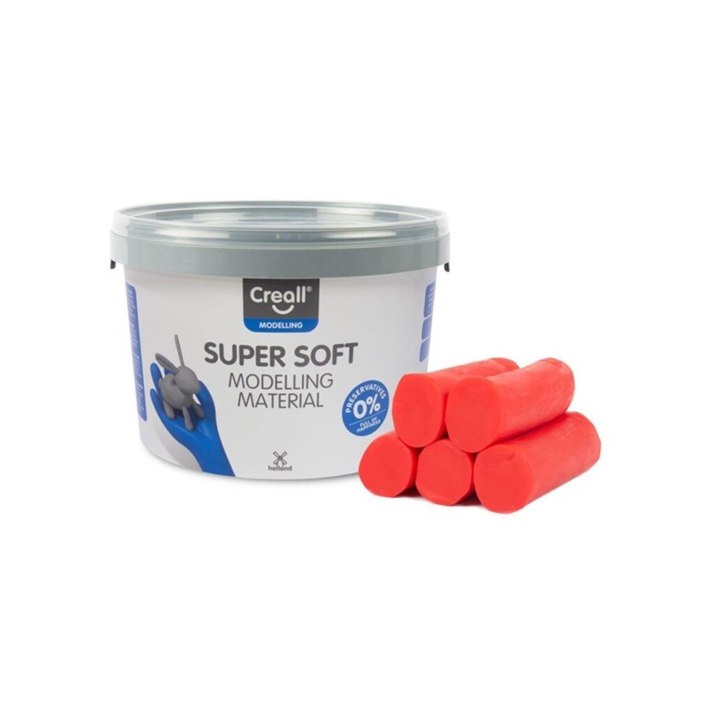 Creall Supersoft clay Red 1750gr.