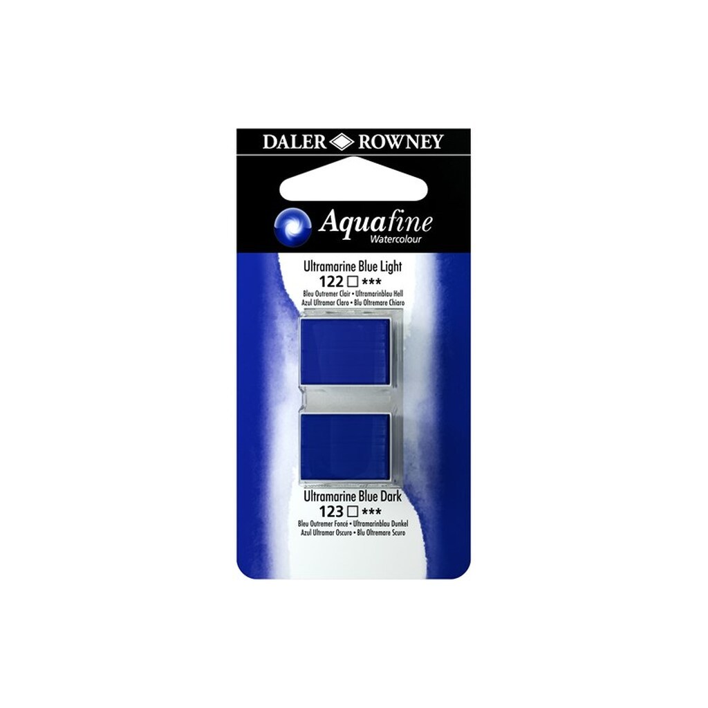 Daler-Rowney Aquafine HP Ultramarine Blue Light/Ultramarine Blue