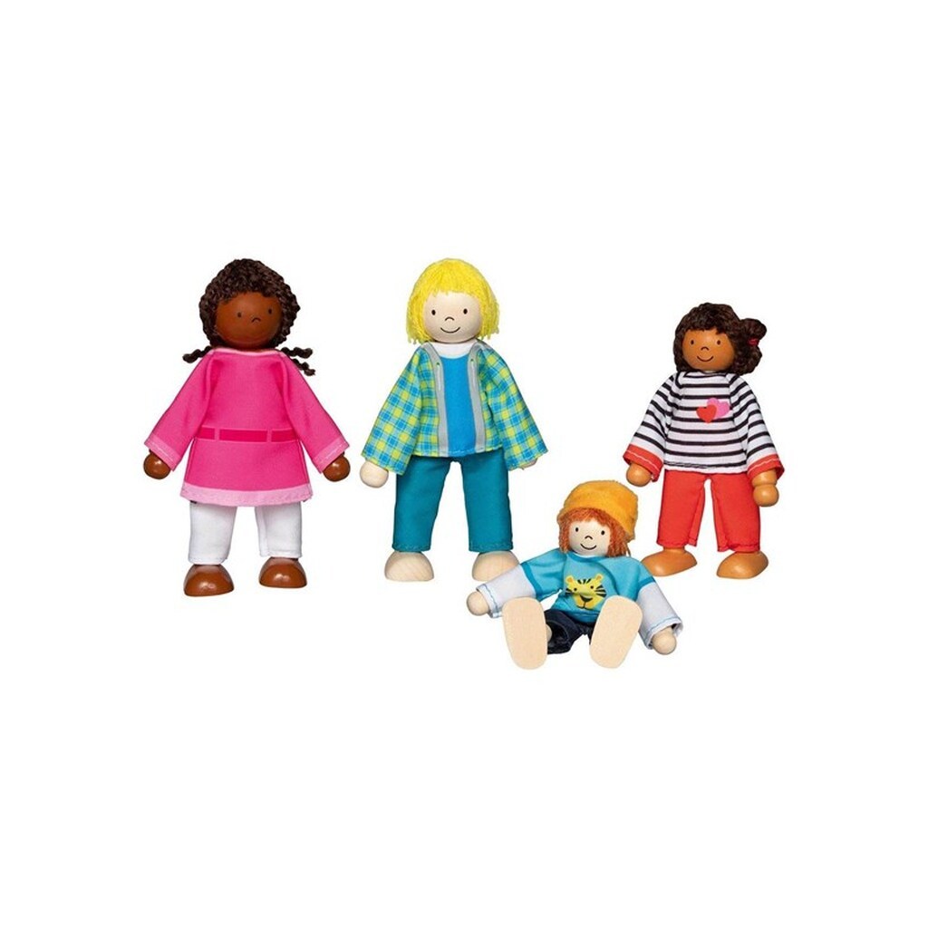 Goki Flexible Dolls Intercultural Family 4pcs.