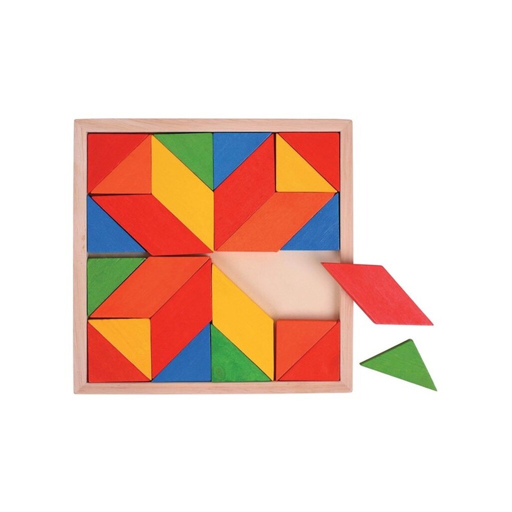 Bigjigs Wooden Mosaic Puzzle 24 pcs.