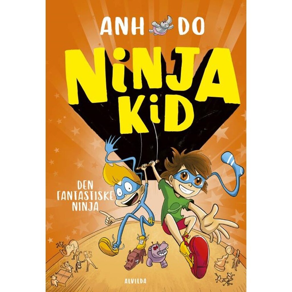 Ninja Kid 4: En fantastisk ninja! - Børnebog - Hardcover