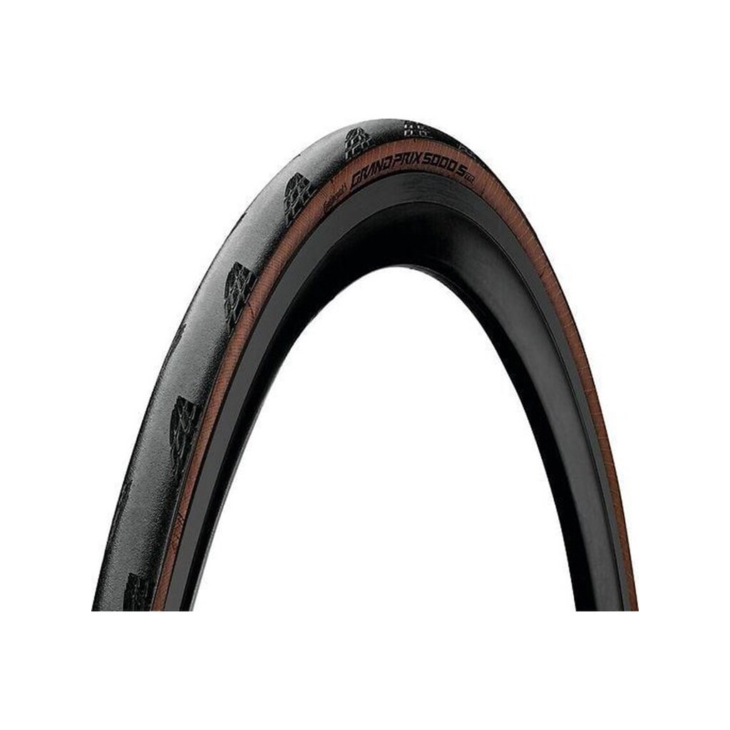 Continental Grand Prix 5000S TR 700x25C / 25-622 Road Bike tire / 5 - 7.5 bar - Black/Transparent