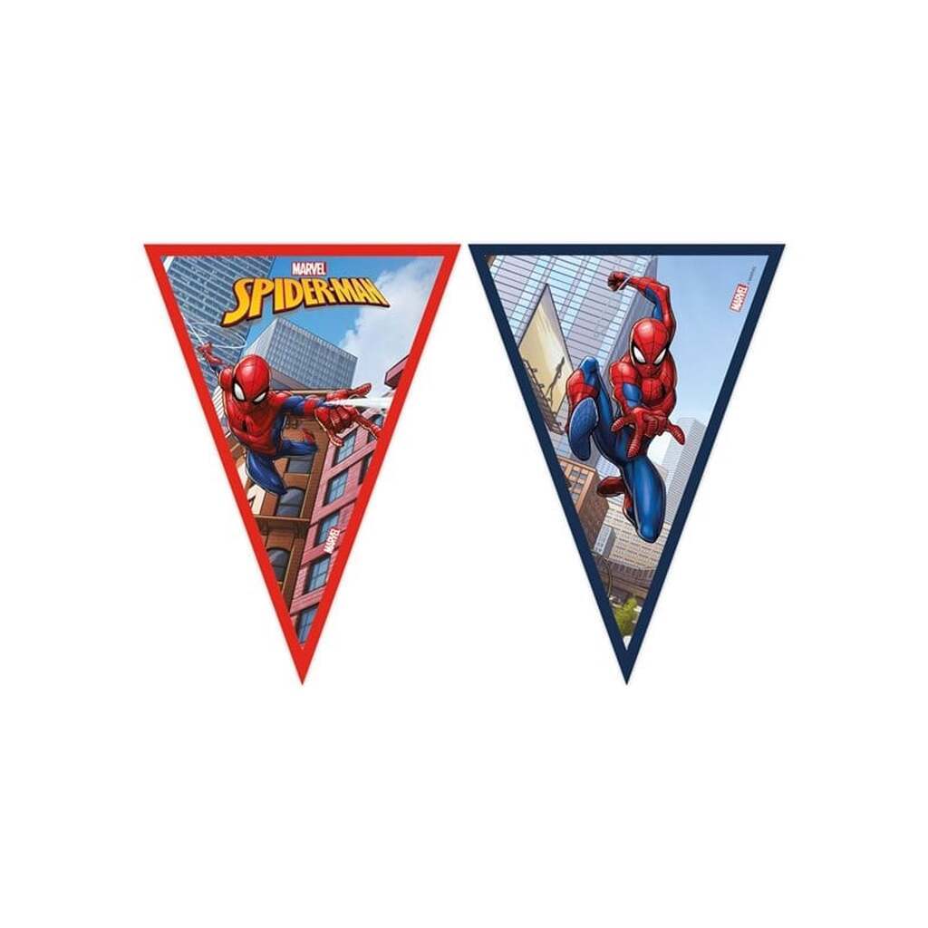 Globos Paper Bunting FSC Spider-Man 3mtr.