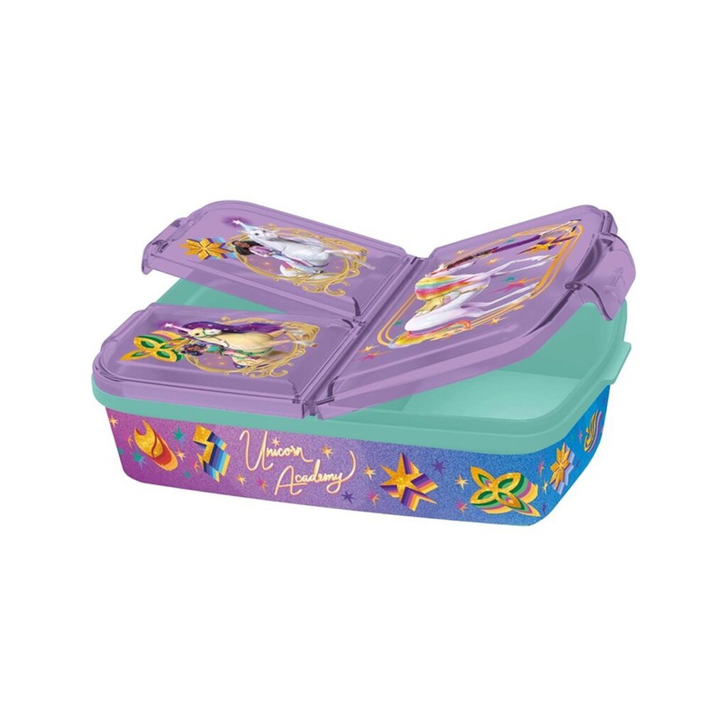 Euromic UNICORN ACADEMY Multi-compartm. lunch box